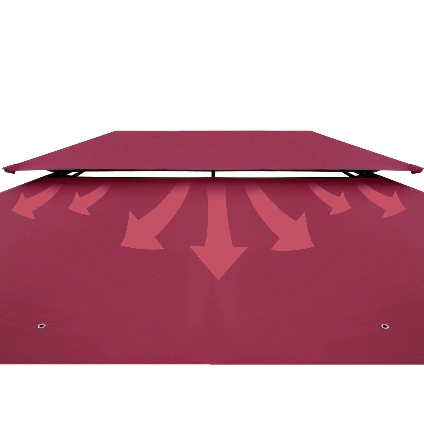 Casaria® Pavillon Topas 3x4m Metall Wasserabweisend UV-Schutz 50+ mit Seitenteile Stabil Gartenpavillon Luxus Modern Taupe