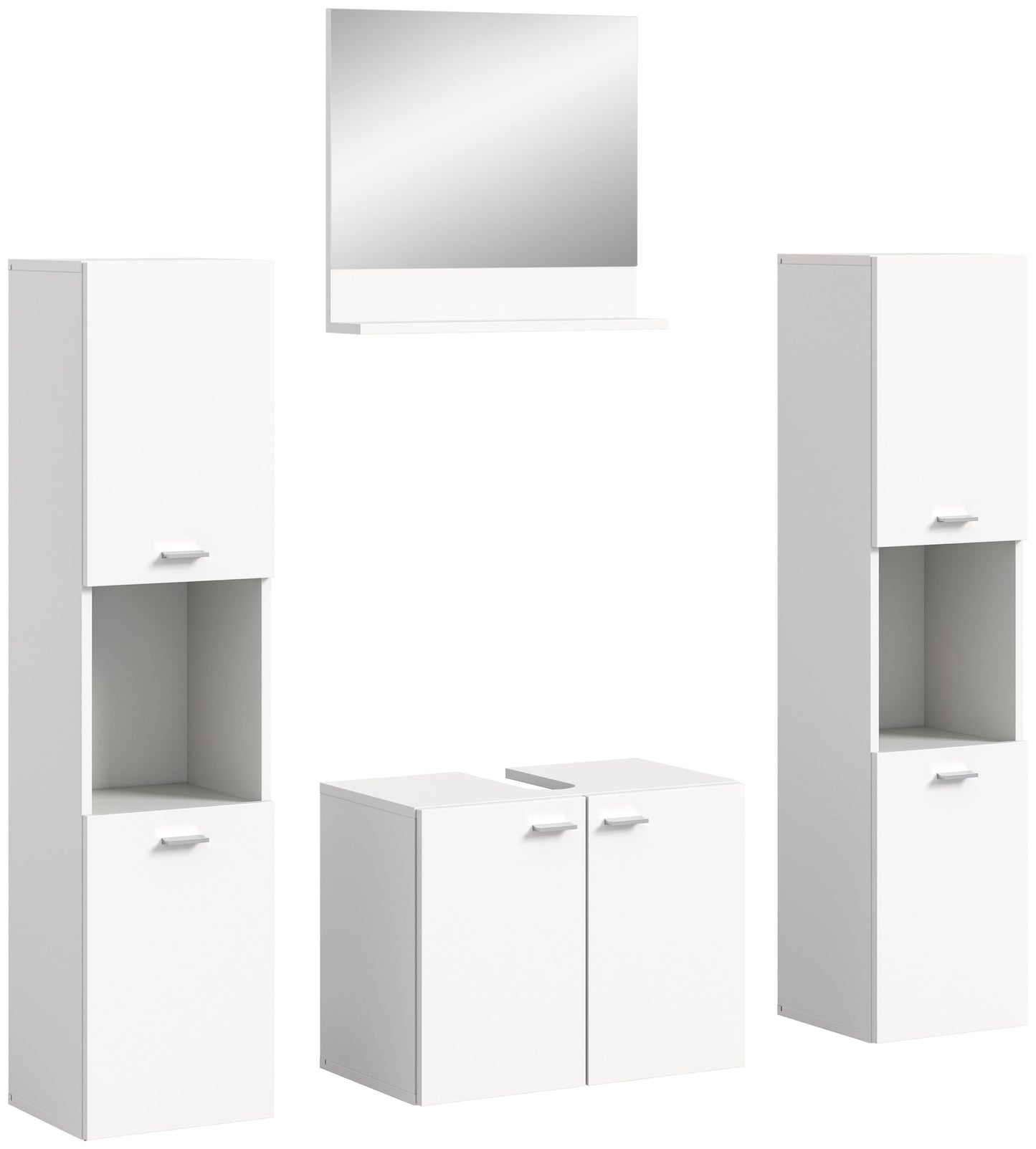 Boston Bathroom Cabinet, Standing Wall Cabinet, Hanging Cabinet, Wall Cabinet, Sonoma Oak Wood, Approx. 30 x 80 x 29 cm, Floor Standing/Hanging Mountable