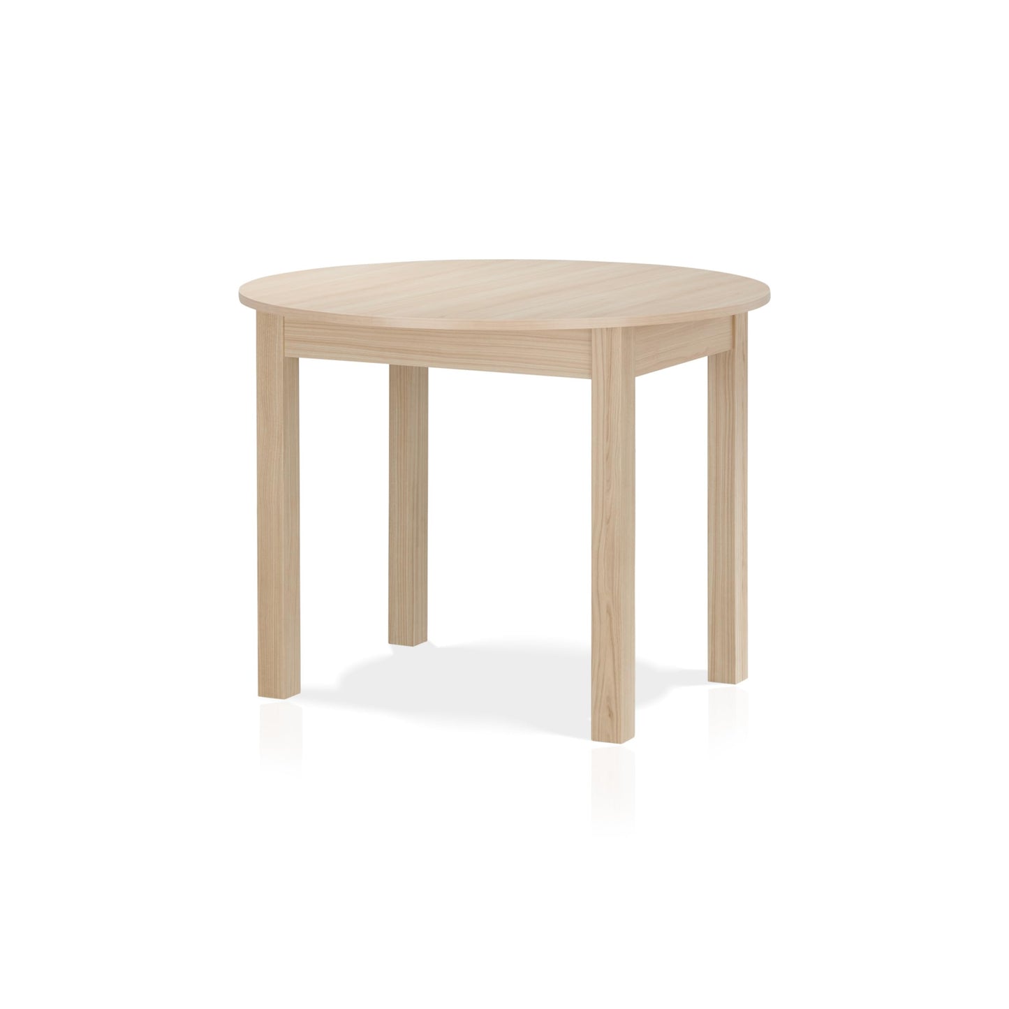 smart Dining Table 90 x 60 cm Branch Oak, Kitchen Table Extendable up to 130 cm, Dining Room Table Made of Wood Material Including Expandable Extension Plate, Modern Table for up to 6 People