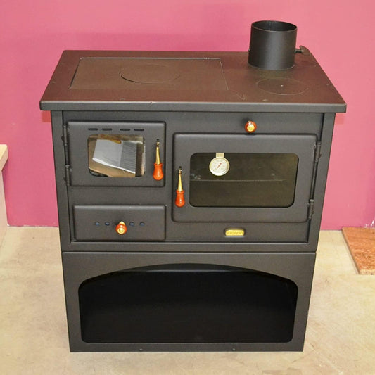 Wood Stove 10 kW Cast Iron Top Log Burner Wood Stove Prity 1