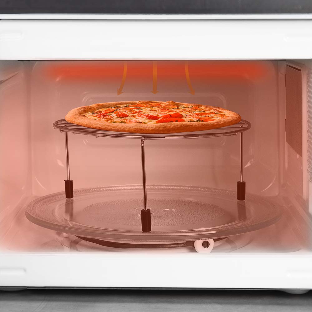 Microondas ProClean 2010, 20 Liter- Kapazität, Ready2Clean-Beschichtung, 700 Watt-Leistung, 6 Funktionsstufen, 30 Minuten-Timer, Auftaumodus, 3 D Wave-Technoligie, Weiße Endverarbeitung, schwarze Tür.