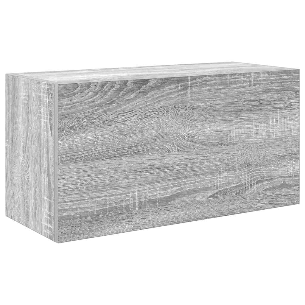 vidaXL Bathroom Wall Cabinet White 80 x 25 x 30 cm Wood Material Wall Cabinet Bathroom Wall Cabinet