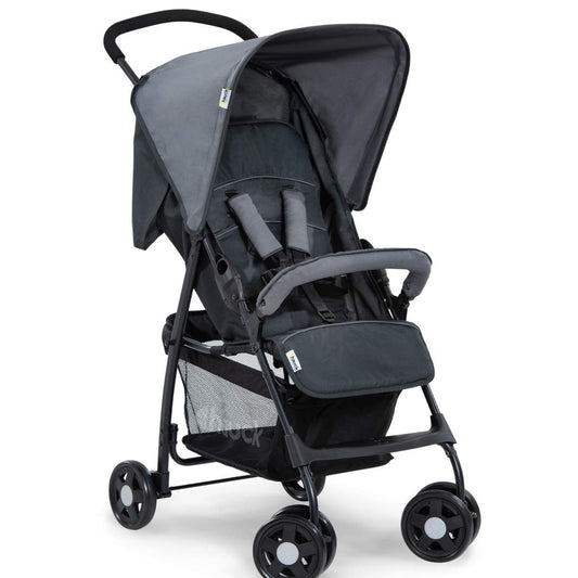 hauck Buggy Sport, Beige - Feather-light Travel Buggy 5.9 kg - with Reclining Function for Children from Birth to 15 kg - Small Foldable Large Shopping Basket up to 3 kg