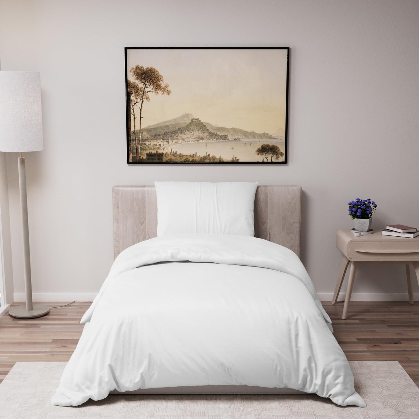 Dreamzie - Bed Linen 155 x 220 cm Set Green - Duvet Cover with 2 Pillowcases 80 x 80 cm - Soft and Easy Care Microfibre - Oeko-Tex