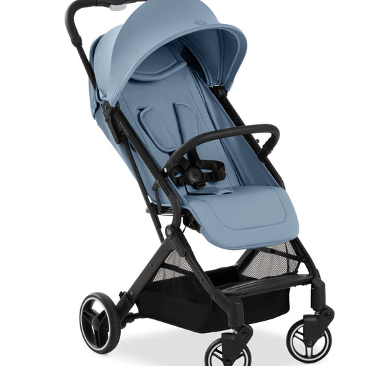 hauck Travel N Care Plus, Green - Travel Buggy for Children from Birth to 22 kg with Reclining Function & Head Poster - Lightweight (7.2 kg) & Foldable with One Hand - Self-Standing - UPF 50+ & Mesh