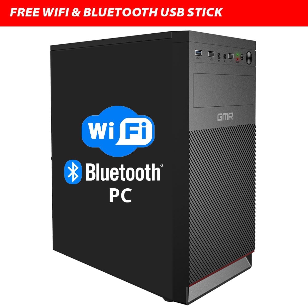 Intel i7 - Business Office Multimedia Computer | 32 GB RAM | 1000GB SSD | DVD ± RW | USB 3.0 | Windows 11 Prof. 64-Bit | Smart ID Card Reader 5-in-1 | WiFi 600 and Bluetooth 5