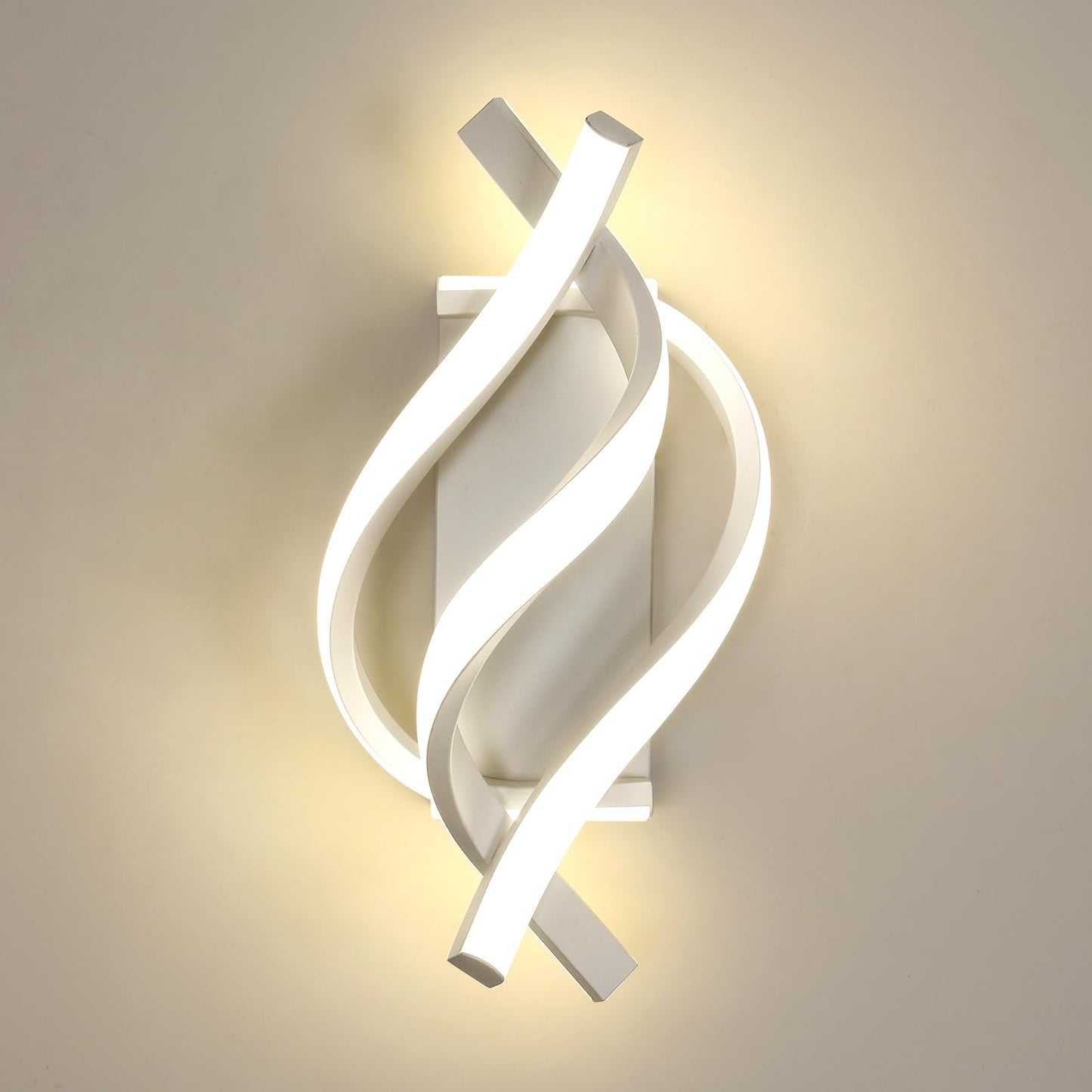 Comely Aluminium LED Wall Light Indoor Gold 22 W 2500 LM Modern Wall Light LED Wall Lighting Neutral Light 4500 K for Living Room Bedroom Hallway