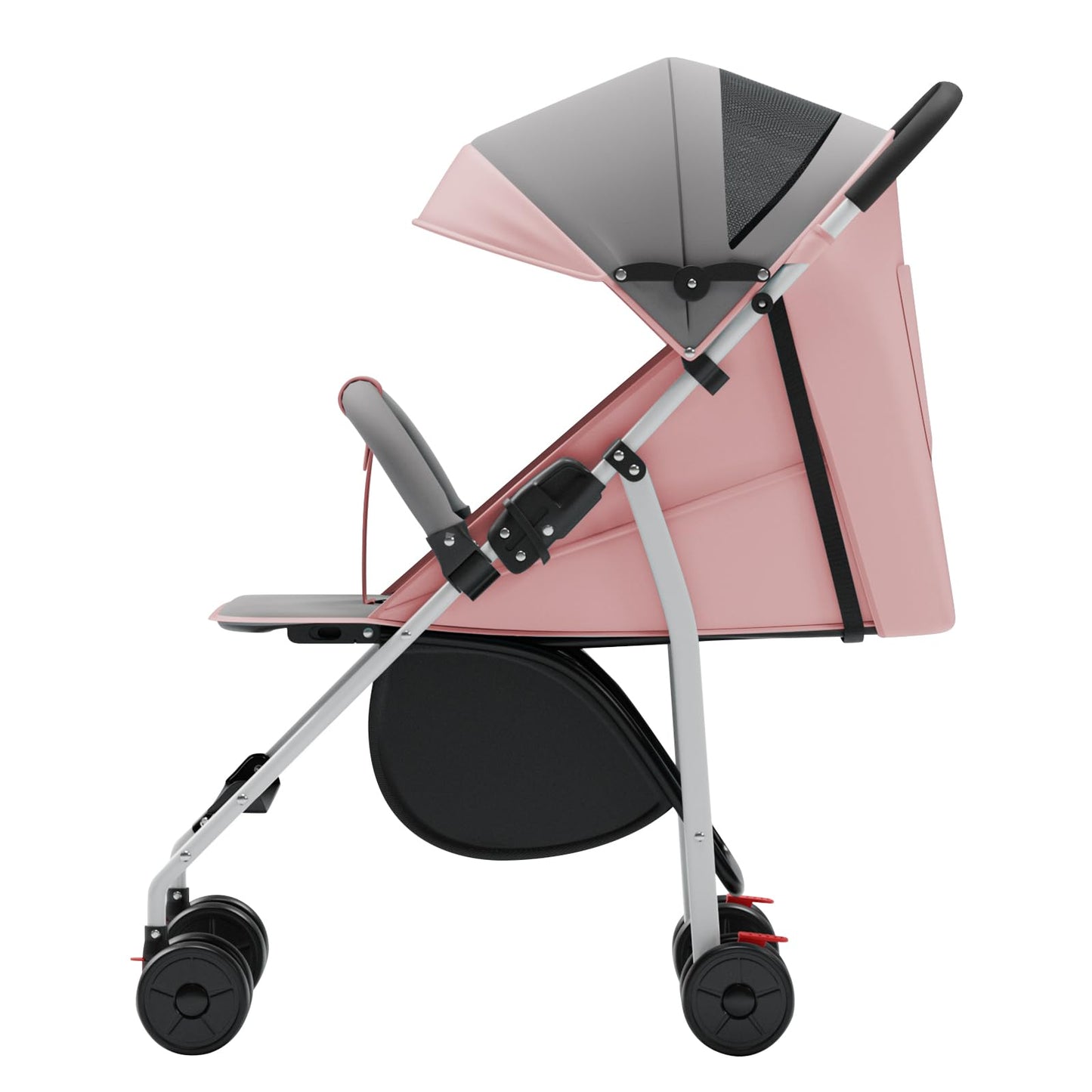 Kindersportwagen,Zusammenklappbarer Kinderwagen,leicht modern klein Buggy mit Liegeposition,Liegefunktion,Ultraleicht (nur 4.5 kg),ideal für Reisen,bis 60 kg (Blau, 45 x 67 x 100cm)