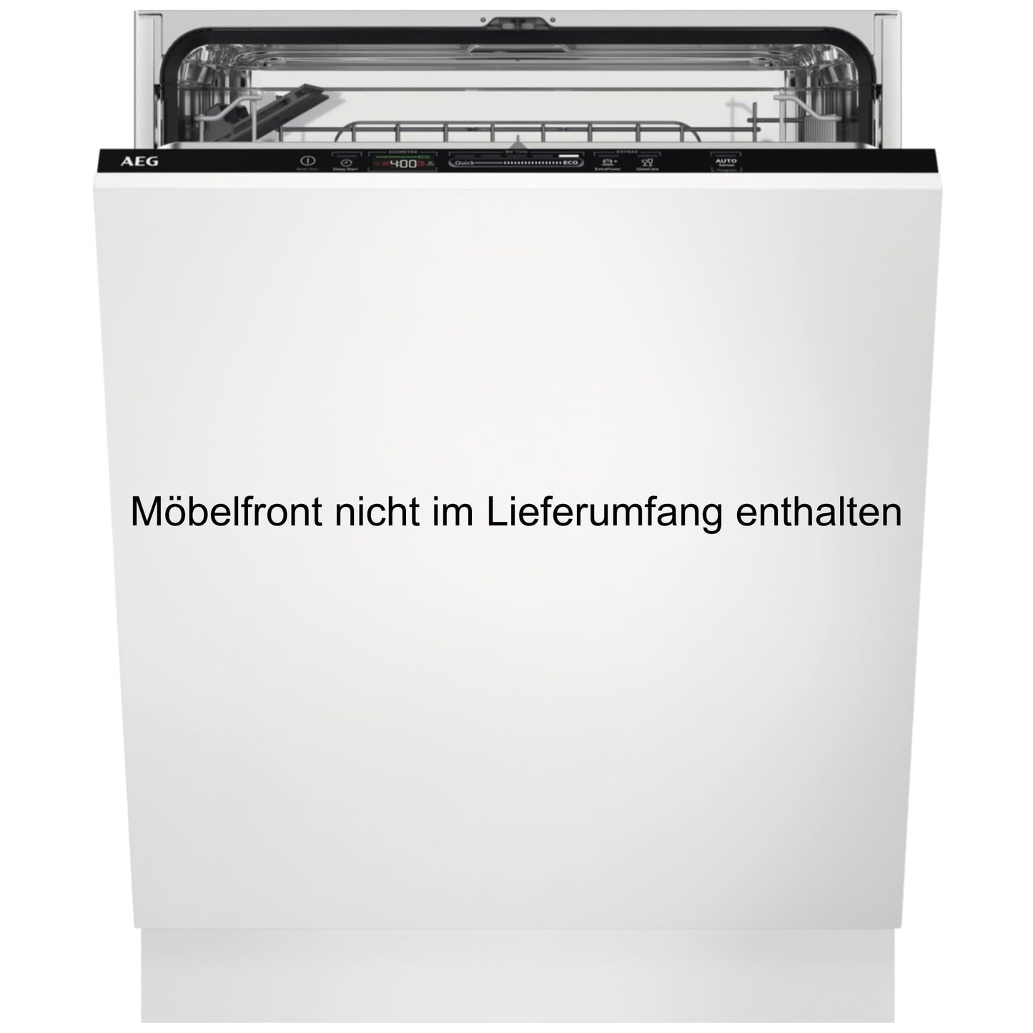 AEG Fully Integrated Dishwasher 60 cm, Dishwasher Series 5000: AirDry, No Drying, Energy Class B, Cutlery Drawer, Personalised Time Control, 44 dB, Water Stop, 14 MG, FSE7572AP