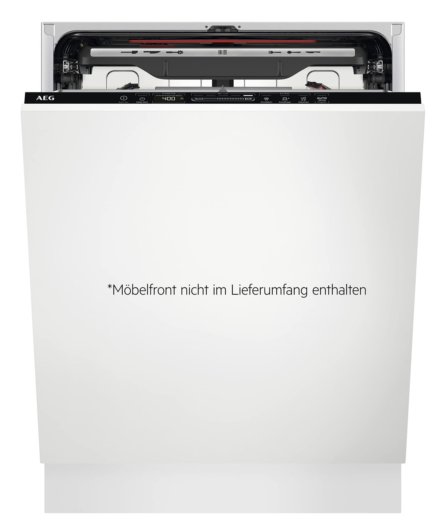 AEG Fully Integrated Dishwasher 60 cm, Dishwasher Series 7000: with Glass Protection, Energy Class A, Cutlery Drawer, Personalised Time Control, Quiet 41 dB, ComfortRails, Water Stop, FSE7676AP