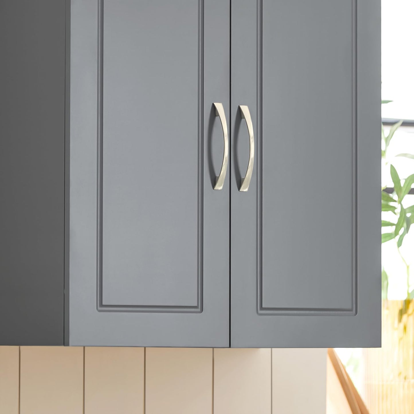 SoBuy® FRG231-W Wall Cupboard with Two Doors Bathroom Cupboard Kitchen Cabinet Medicine Cabinet White WHT Approx. 60 x 60 x 30 cm.