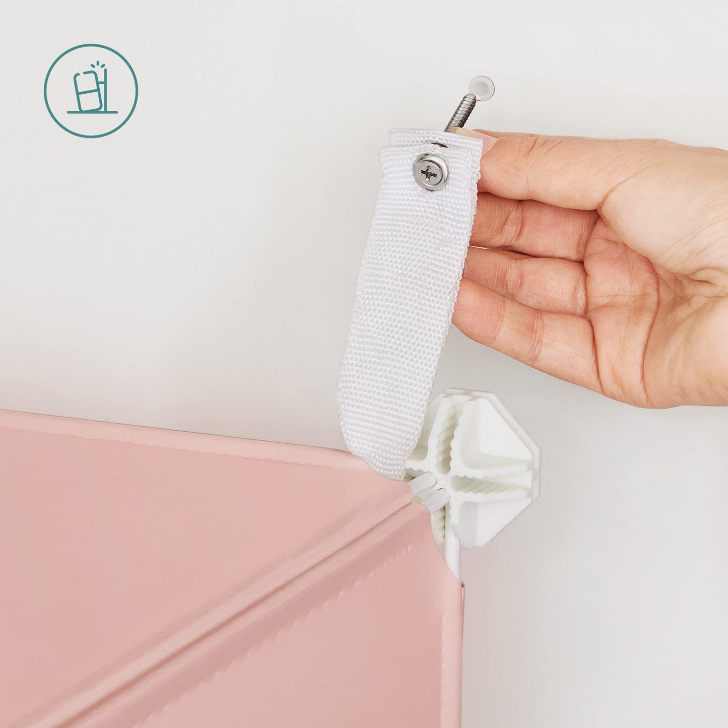 SONGMICS 16 Cube Shelving System, Storage Cabinet for Kids, Wardrobe with Doors, Plastic Shoe Rack, Boltless Shelf, Multipurpose, Shoes, Toy, 123 x 31 x 123 cm, White LPC906W01