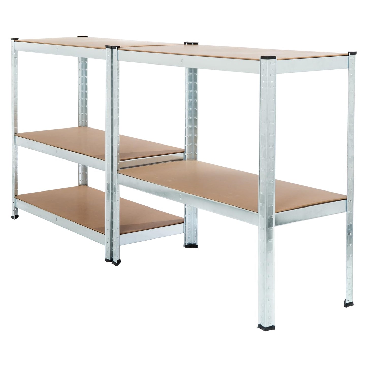 Panorama24 Shelf, Storage Shelves, Pack of 2, Basement Shelving / Workshop Shelving / Garage Shelving, Heavy-Duty Shelving 875 kg