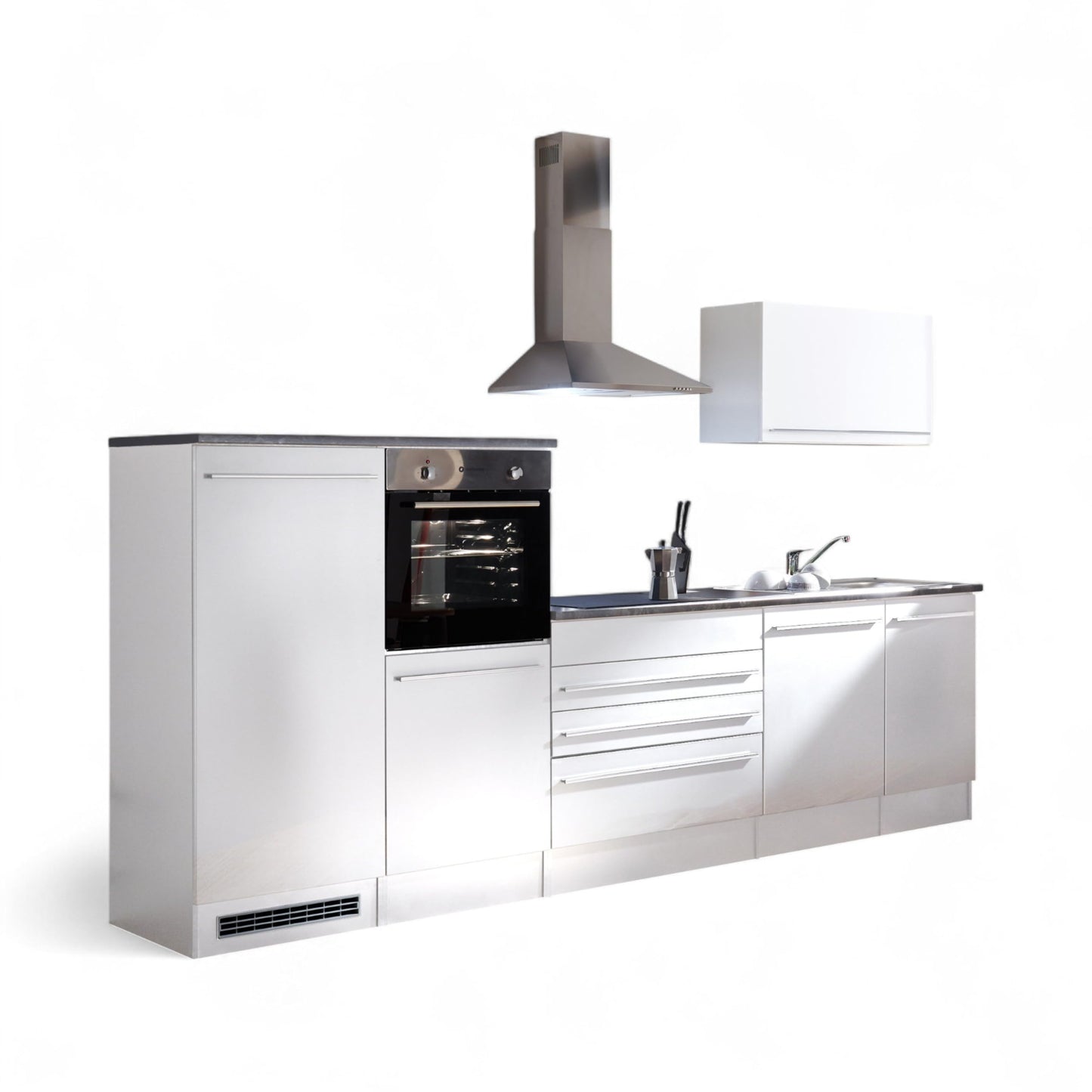 Jazz 84-129-18 Kitchen Unit without Appliances Approx. 320 x 200 x 60 cm Black