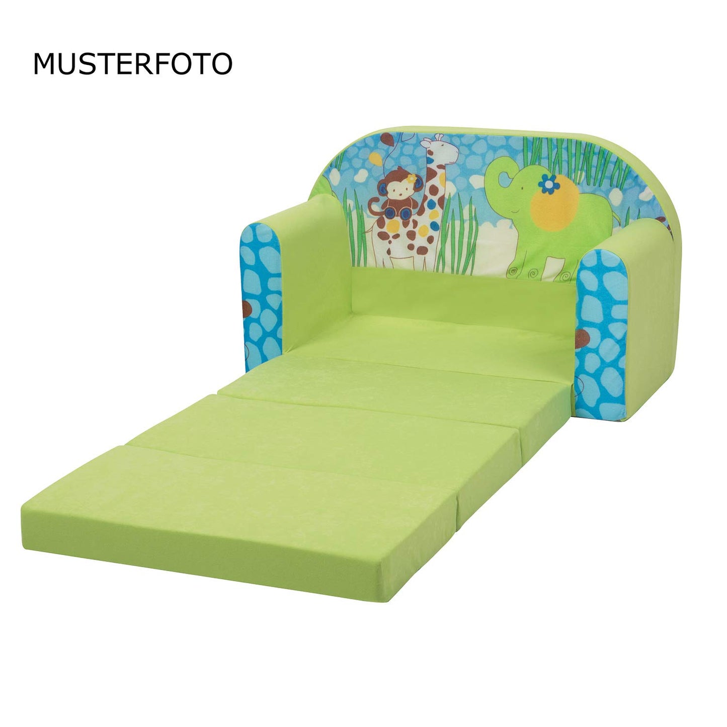 Children's Sofa with Sleep Function Foldable 3-in-1 Children's Sofa Play Sofa with Bed Function Girls Boys Bean Bag Mini Sofa Bed Children's Room Sleeping Chair (A39)