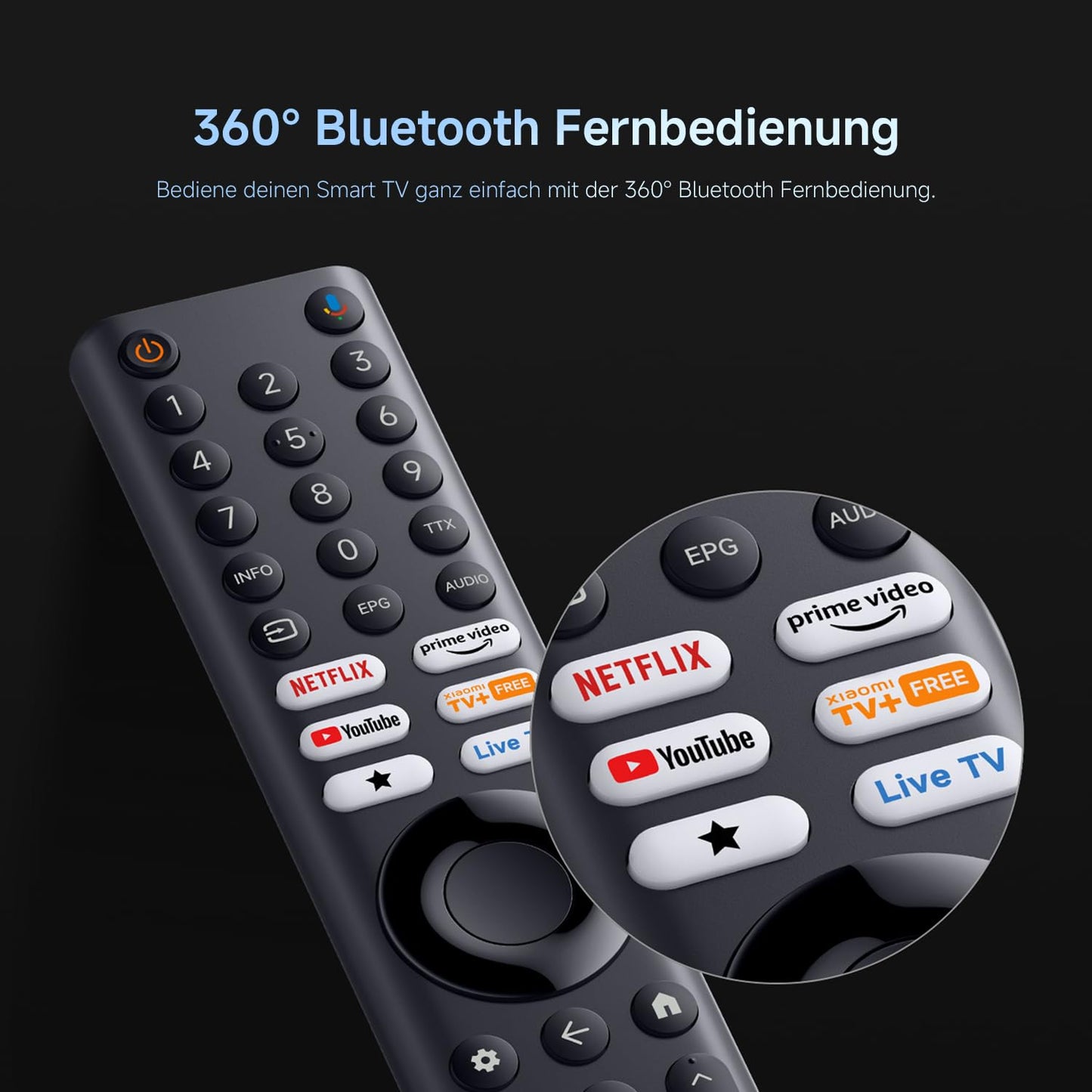 XIAOMI TV S Pro Mini LED 55, Smart TV, 4K QLED 144Hz Google TV, Dolby Vision, Dolby Atmos, HDR 10+, DTS-X, Harman AudioEFX, Triple Tuner, DVB-T2, Prime Video, Google Assistant, Airplay 2