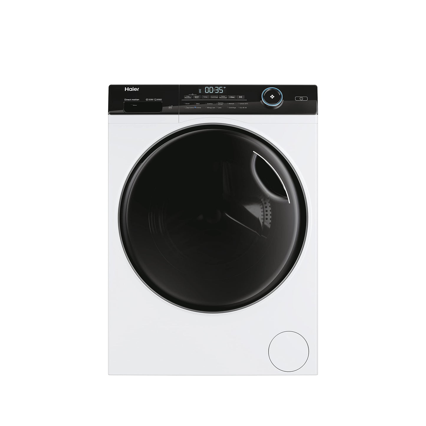 Haier I-Pro Series 5 HW90-B14959U1 Washing Machine, 9 kg, A: Best Efficiency, Direct Motion Motor, Absolutely Quiet, Smart Home, Wi-Fi & hOn App, XL Drum, Refresh Steam Program, ABT