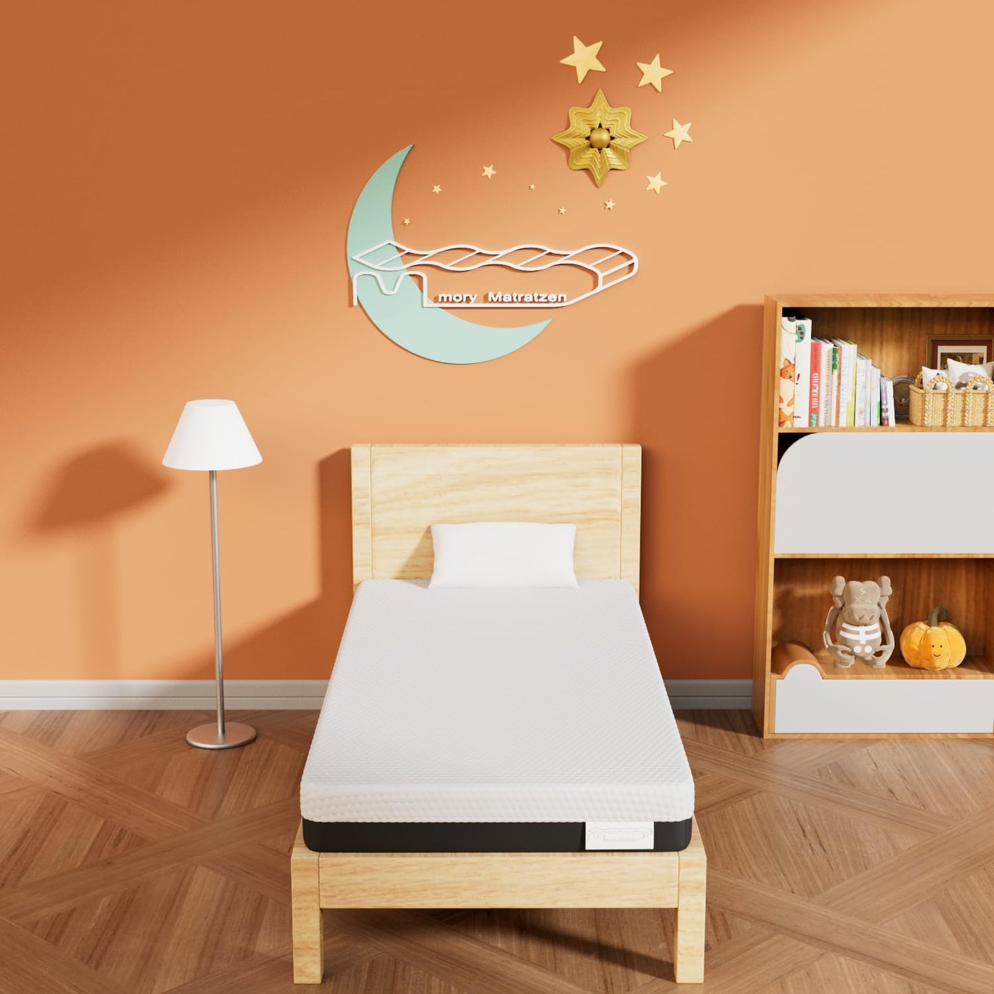 Memory Matratzen Mattress 180 x 200 cm, Double Bed Mattress 20 cm High, Cold Foam Mattress, Gel Memory Foam Mattress, Hardness Levels H2 and H3, 7 Zones for Comfort and Durability (180 x 200 x 20 cm)