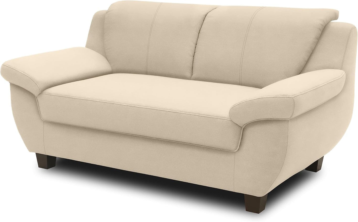 DOMO. collection Panama 3-Seater Sofa 3-Seater Couch Set 3-2-1 Anthracite 207 cm