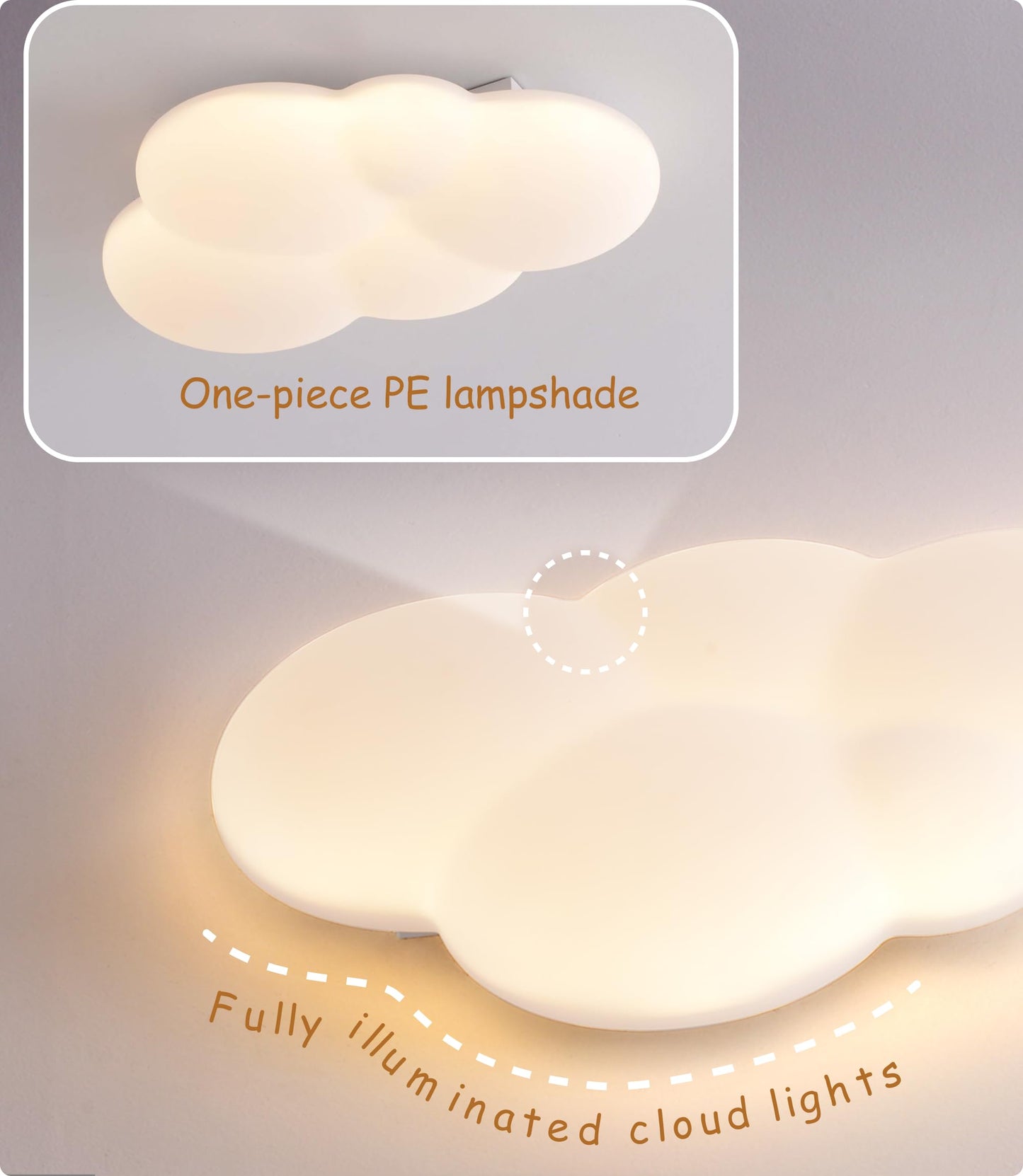 34 cm LED Ceiling Light Bedroom Wooden Children's Room Lamp Ceiling Star Children's Lamp Dimmable Ceiling Lamp for Children Lamp with Remote Control