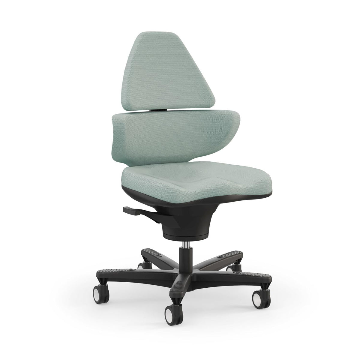 CoreChair Elite (Shaped Knit) Office Chair, Ergonomic Office Chair with up to 150 kg Load Capacity, Orthopaedic Desk Chair with 360° Mobility, Pelvic Support & Backrest. (Clay Grey)