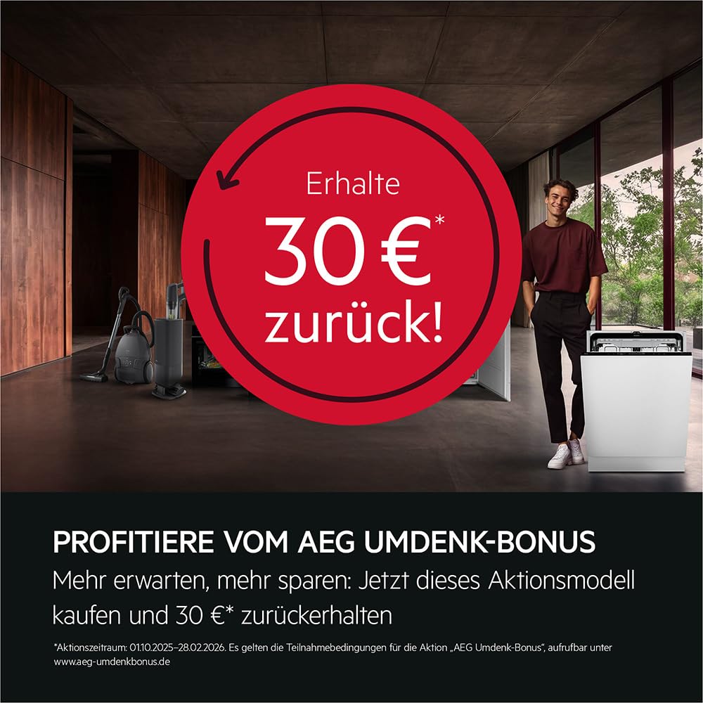 AEG Heat Pump Dryer 8 kg, Test Winner of Stiftung Warentest, Series 8000 AbsoluteCare - Wool and Silk Drying, C, Energy Saving, Drum Lighting, Wrinkle Protection, Gentle Drum, TR8AMZ68