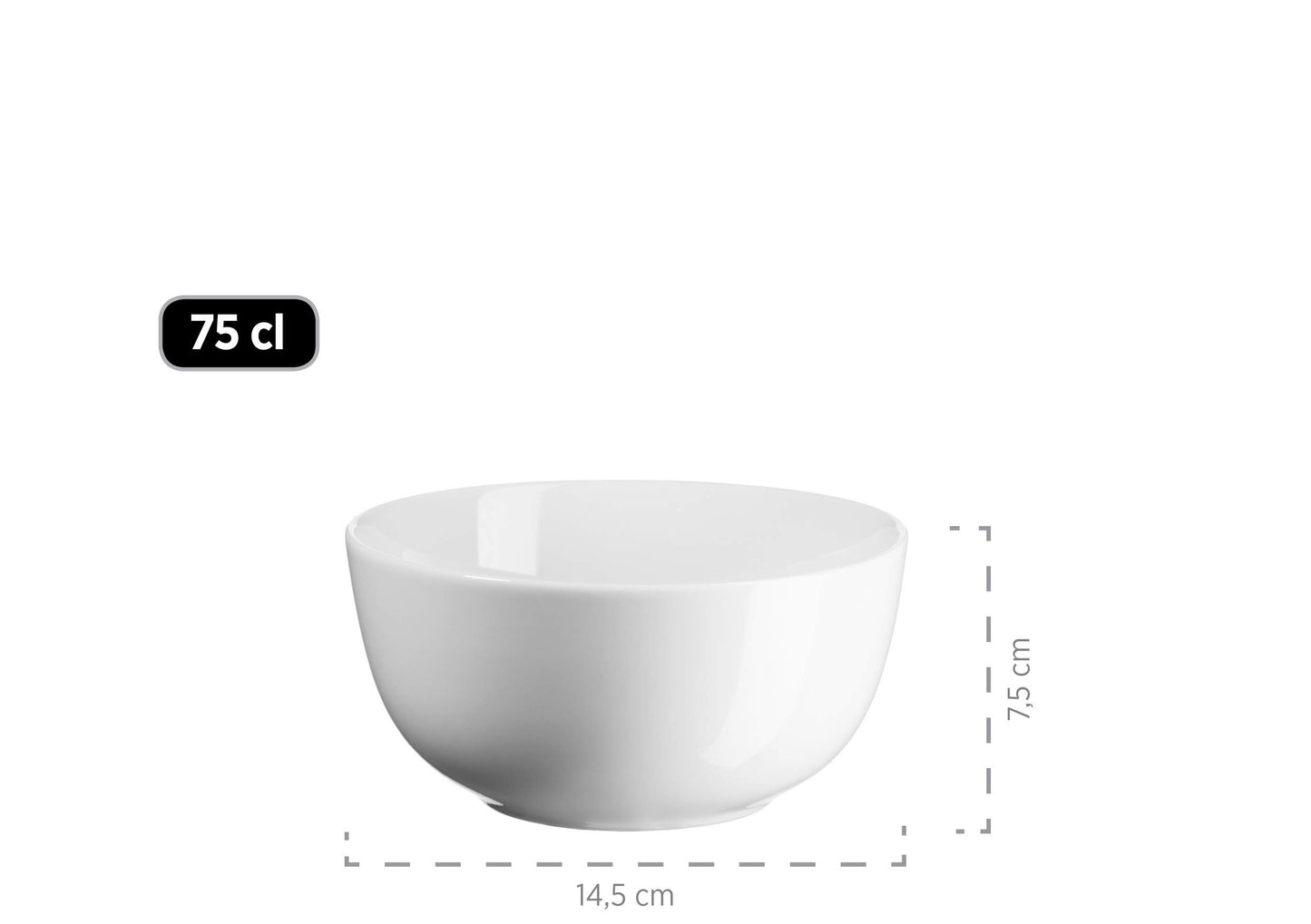 MÄSER 931523 Barca Geschirr-Set für 6 Personen, 30-tlg. Kombiservice, Porzellan, Weiß