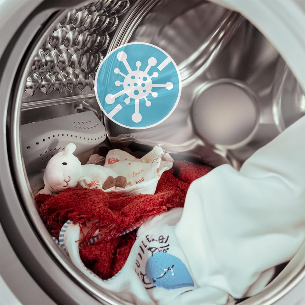 Cecotec Waschmaschine 7 kg Frontlader Bolero Dresscode 7410 Inverter A. 1850W, 1200 U/min einstellbar, 16 Programme, Inverter Plus Motor, Niedriger Verbrauch, Dampf, Kleidung sterilisieren