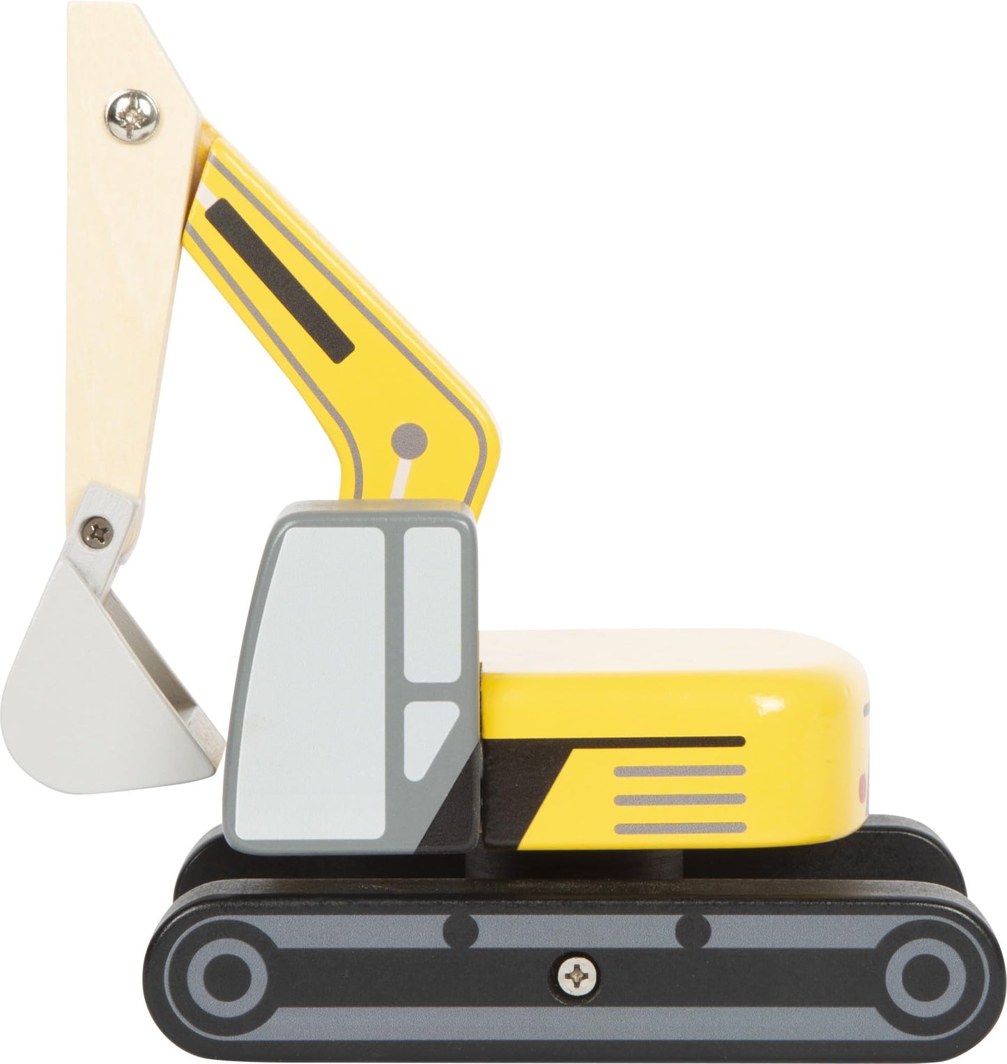 small foot Crane Truck with Wooden Pallet, Toy Vehicle for Children, with 360° Rotating Crane and Accessories, from 2 Years, 12639