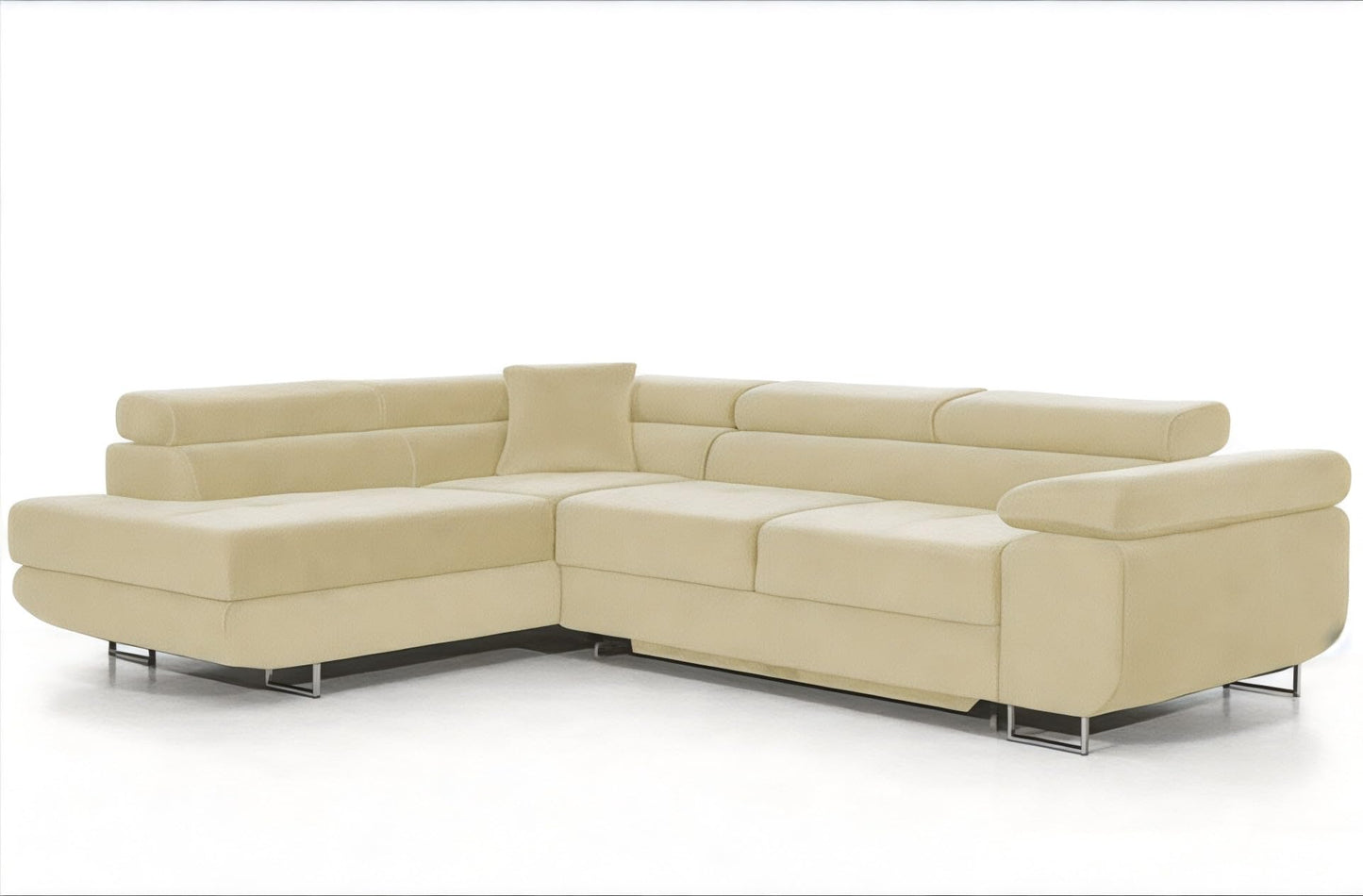 COMFORTINO FURNITURE Pasti L-Shaped Corner Sofa with Sleep Function
