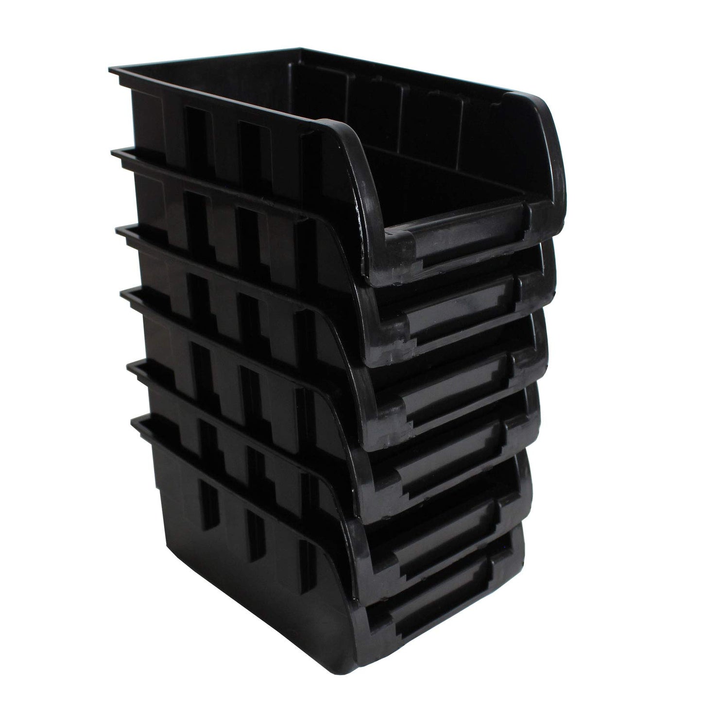 TRUTZHOLM Stacking Boxes with Wall Shelf, 32 Pieces, Small Parts Magazine, Storage Shelf, Assortment Box, Boltless Shelf, Sorting Boxes, Pours with Label Compartment (Red)