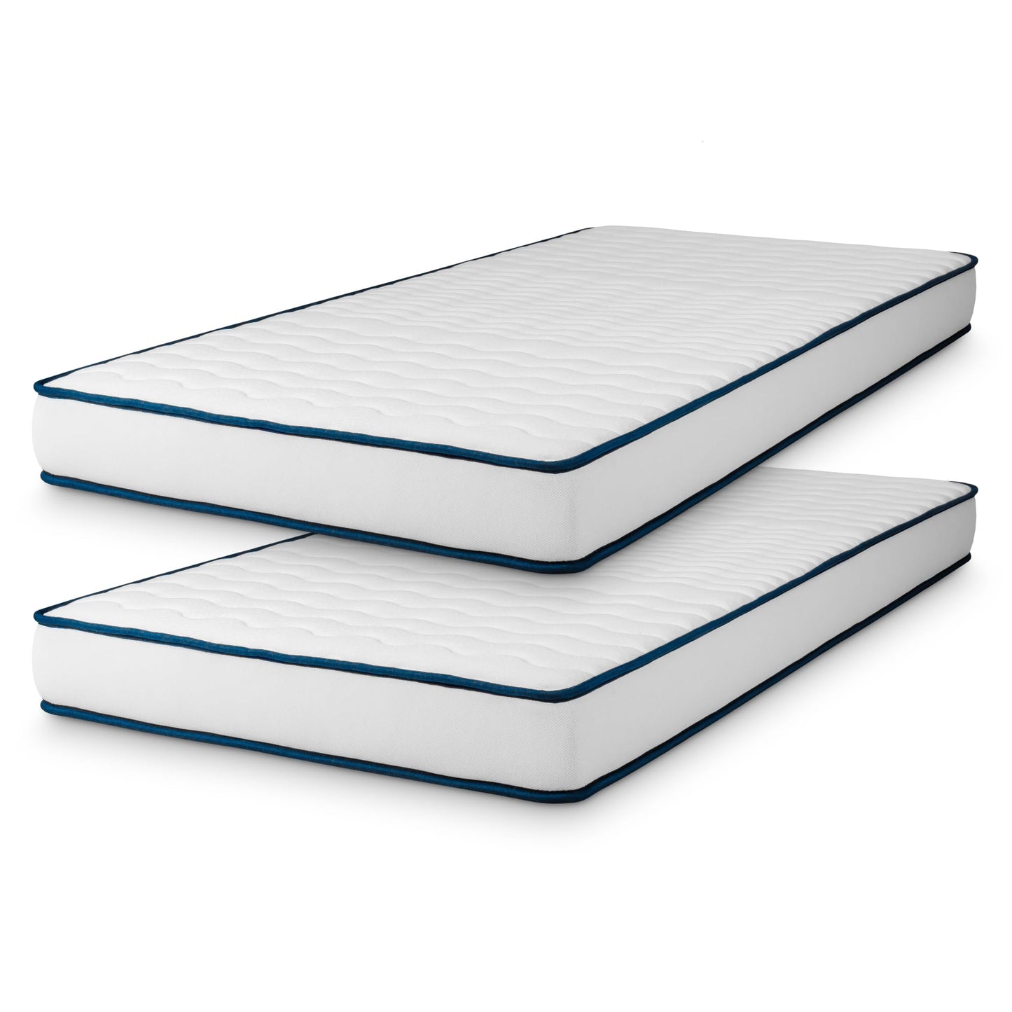 COSMOS - Mattress 180 x 200 cm Upsilon Cold Foam Mattress Hardness H2 - Oeko-Tex Certified - Latex Blue 7-Zone Mattress Height 21 cm - Made in EU