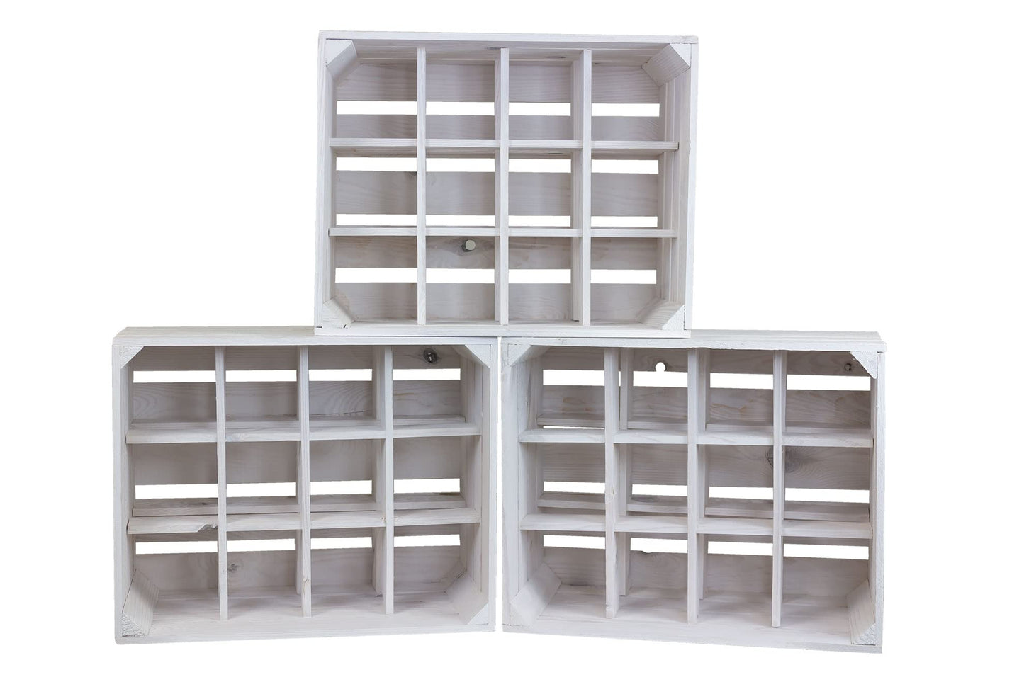 Kistenkolli Altes Land Bottle Rack, Henry, Natural, Flamed, Dimensions Approx. 50 x 40 x 30 cm, wine rack