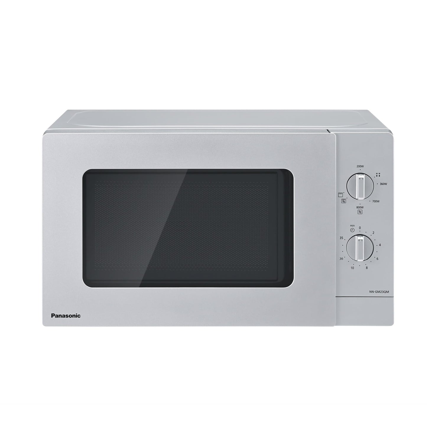 Panasonic NN-ST21QWEPG 20L Solo Microwave with Turntable, 800W, Automatic Defrost, 11 Automatic Programmes, LED Display, 5 Power Levels, Digital Timer, White