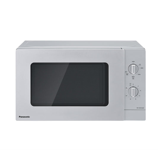 Panasonic NN-ST21QWEPG 20L Solo Microwave with Turntable, 800W, Automatic Defrost, 11 Automatic Programmes, LED Display, 5 Power Levels, Digital Timer, White