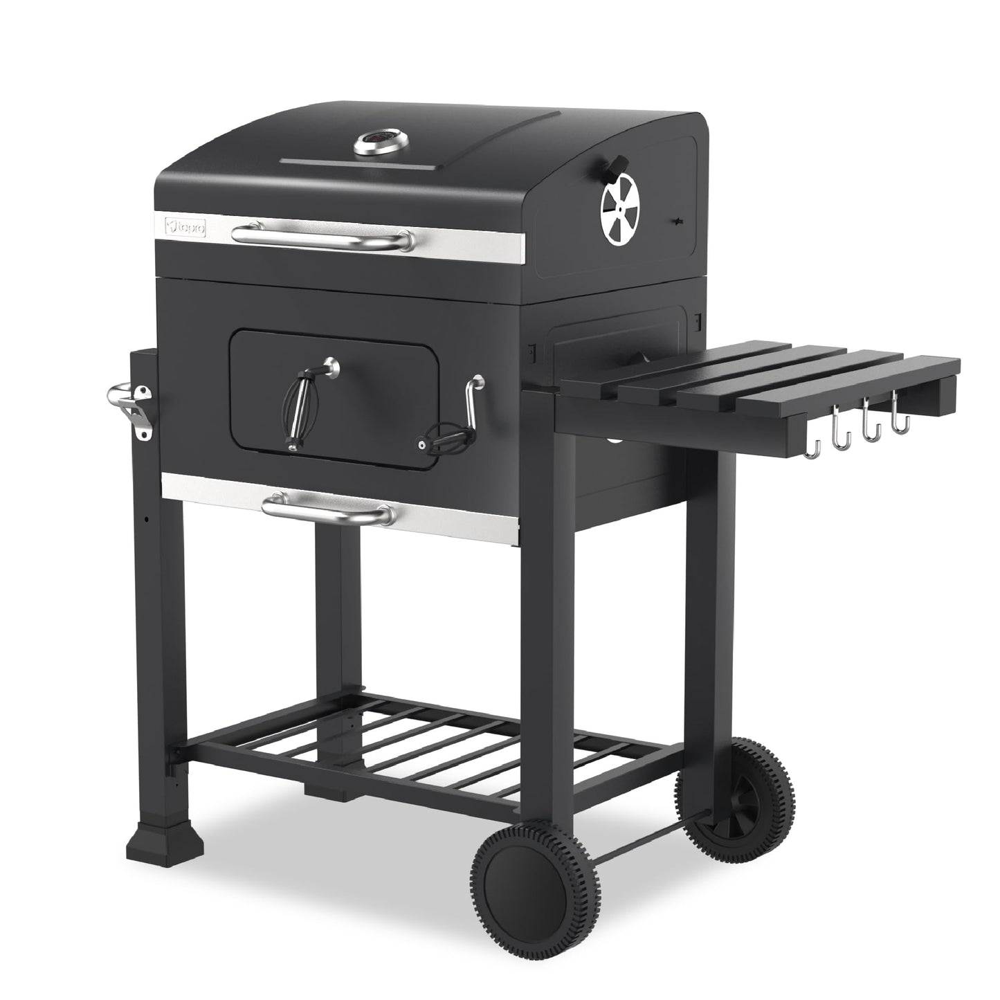 Tepro Toronto Basic 1163 Charcoal Grill, Surface: Approx. 52 x 36 cm
