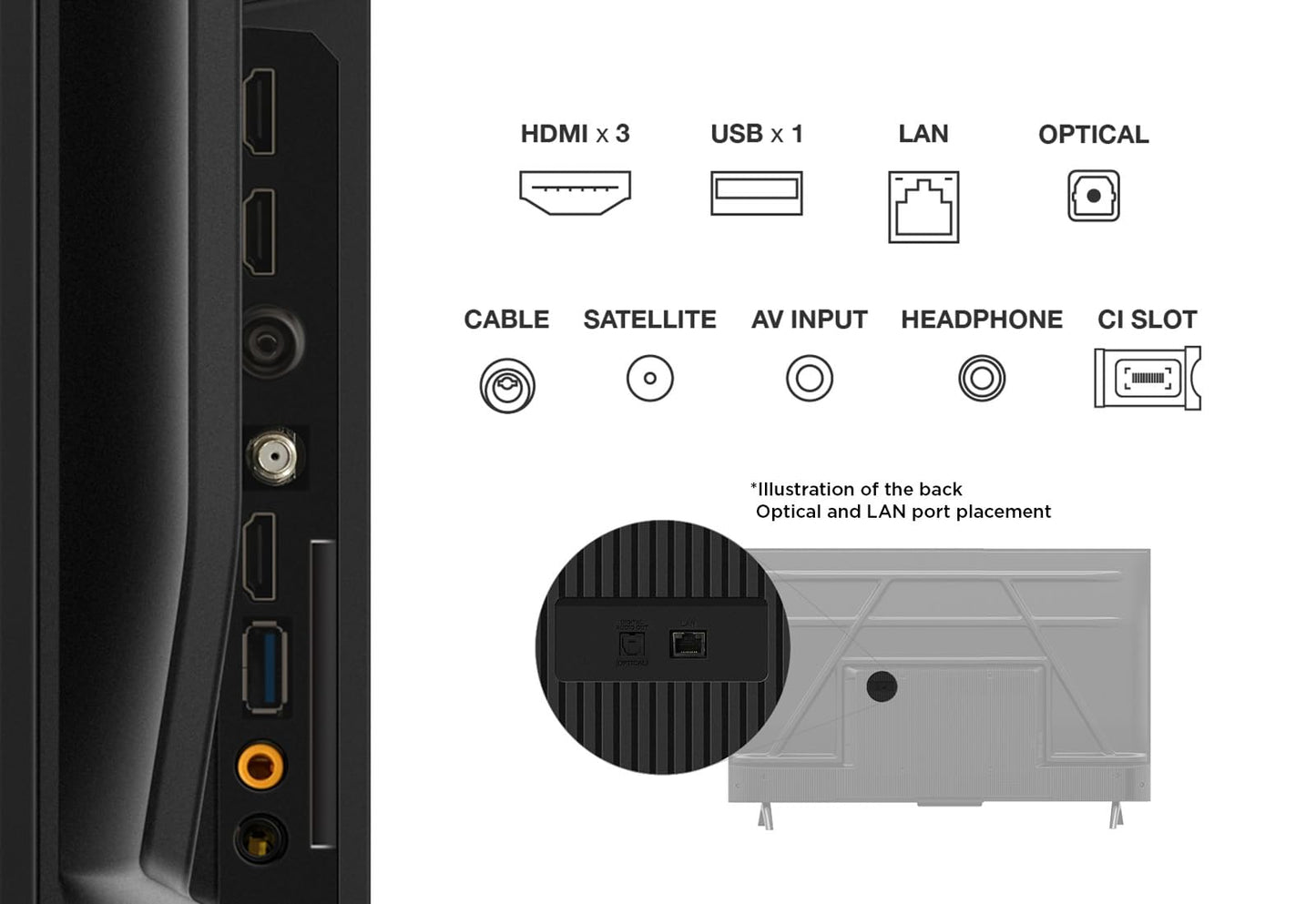 TCL 43V6C 43 Inch 4K UHD Smart TV - HDR10+, HVA Panel, Dolby Vision, Google TV, HDMI 2.1, DVB-T2/C/S2, Bluetooth 5.2, Voice Control with Alexa & Google Assistant