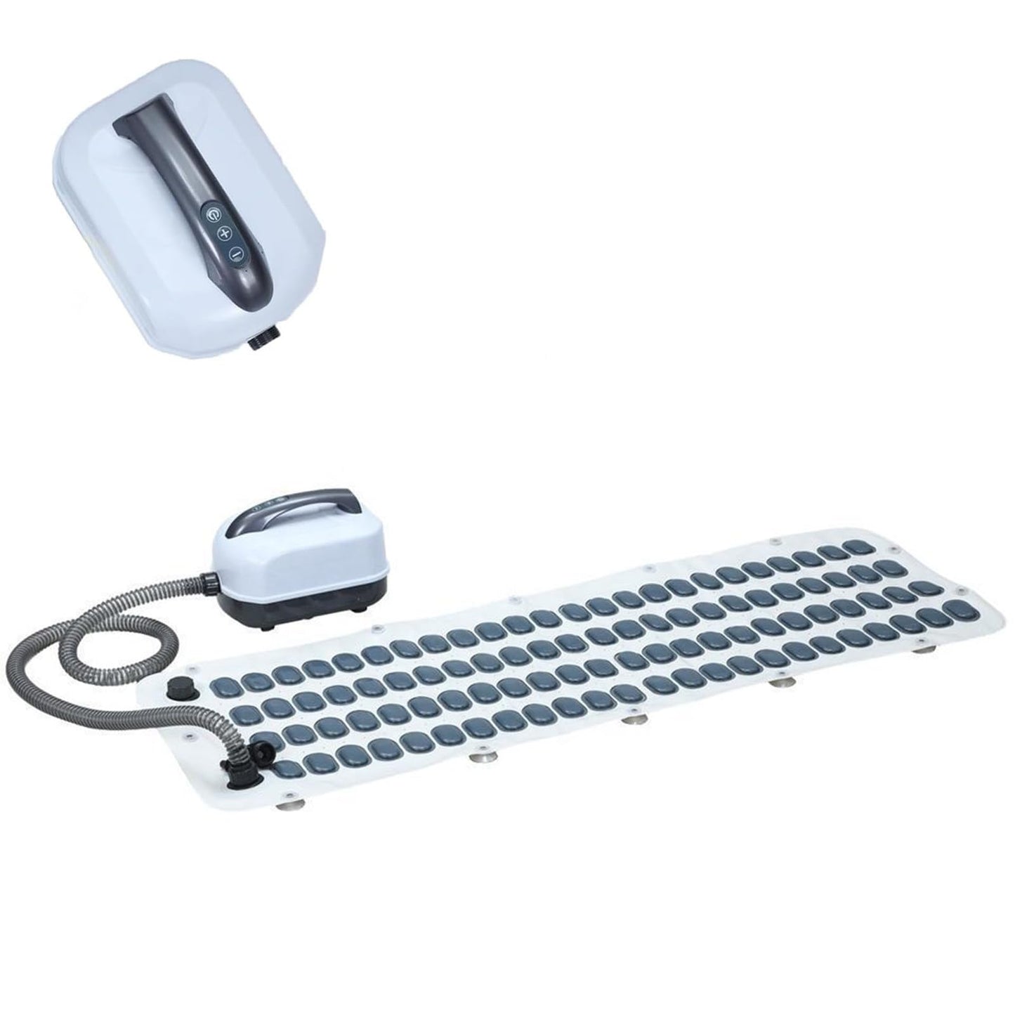 Air Bubble Bath with 6 Intensity Levels, Whirlpool Mat for Bathtub, Spa Experience at Home, Wellness Massager, 124 cm