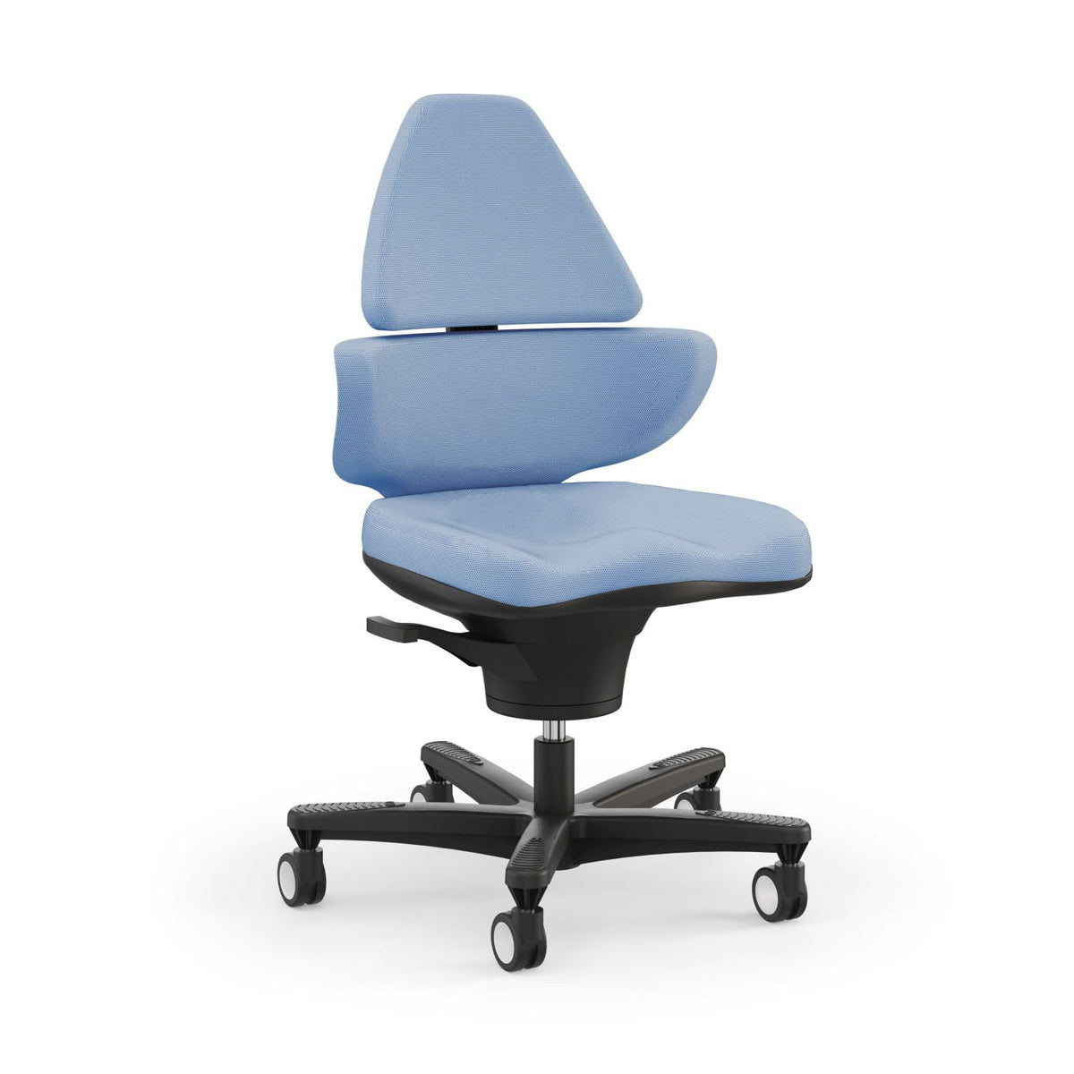 CoreChair Elite (Shaped Knit) Office Chair, Ergonomic Office Chair with up to 150 kg Load Capacity, Orthopaedic Desk Chair with 360° Mobility, Pelvic Support & Backrest. (Clay Grey)