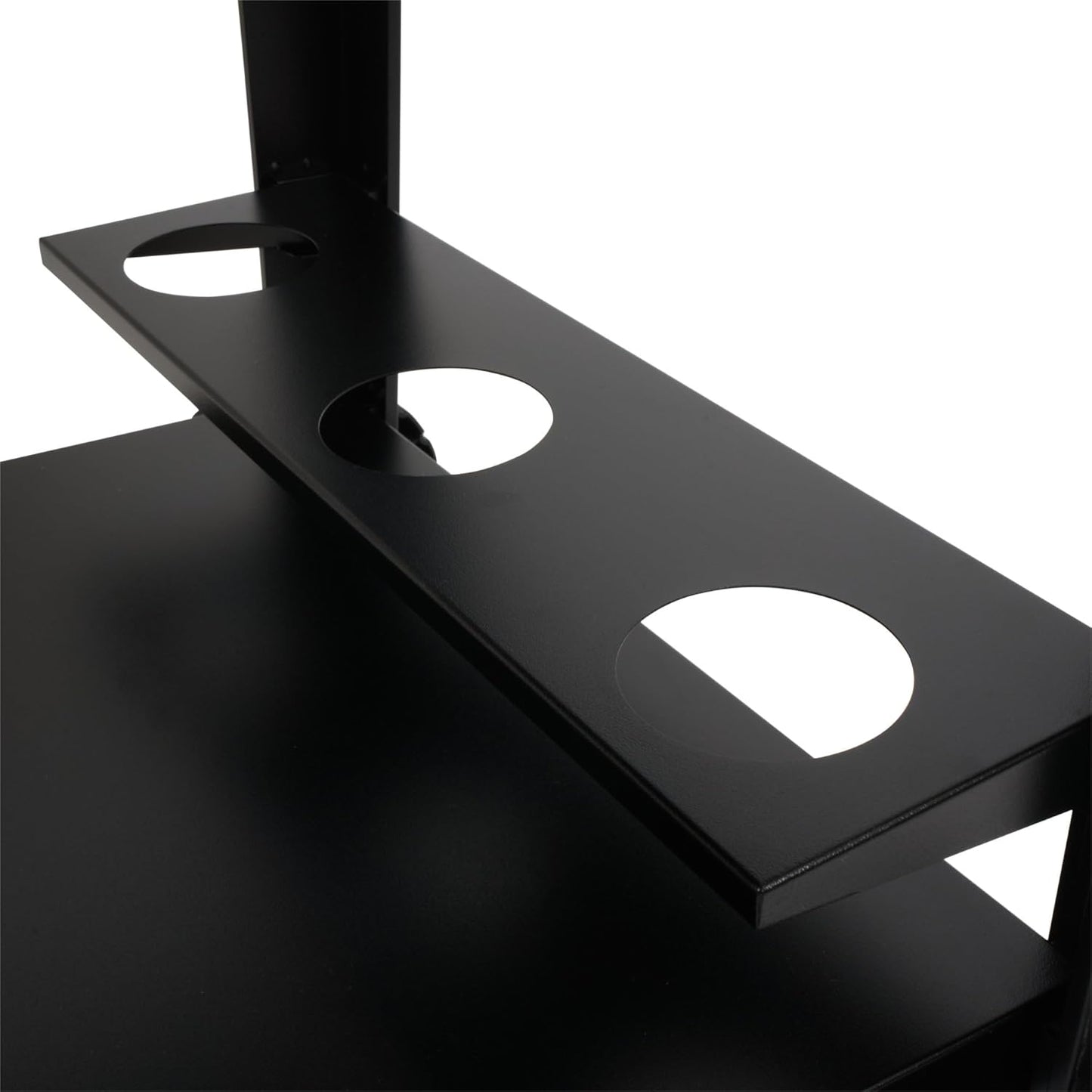 BBQ-Toro Barbecue Trolley 125 x 57 x 104 cm, Black, Grill Table with Large Work Surface, Grill Side Table with Wind Protection, Outdoor Grill Trolley, Grill Table, Outdoor, Serving Trolley with