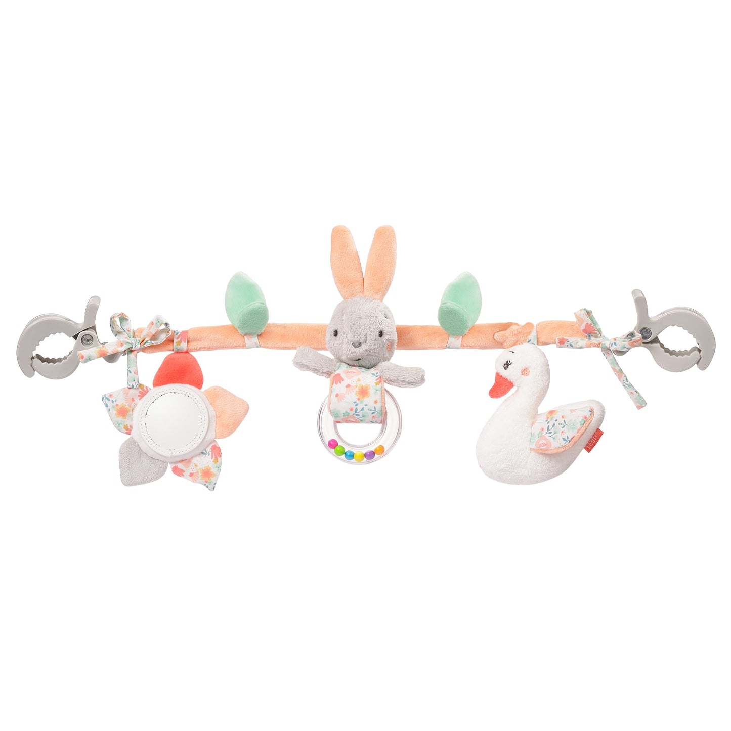 Fehn Garden Dream Pram Toy Attachment, 068429 Aiko & Yuki multicoloured