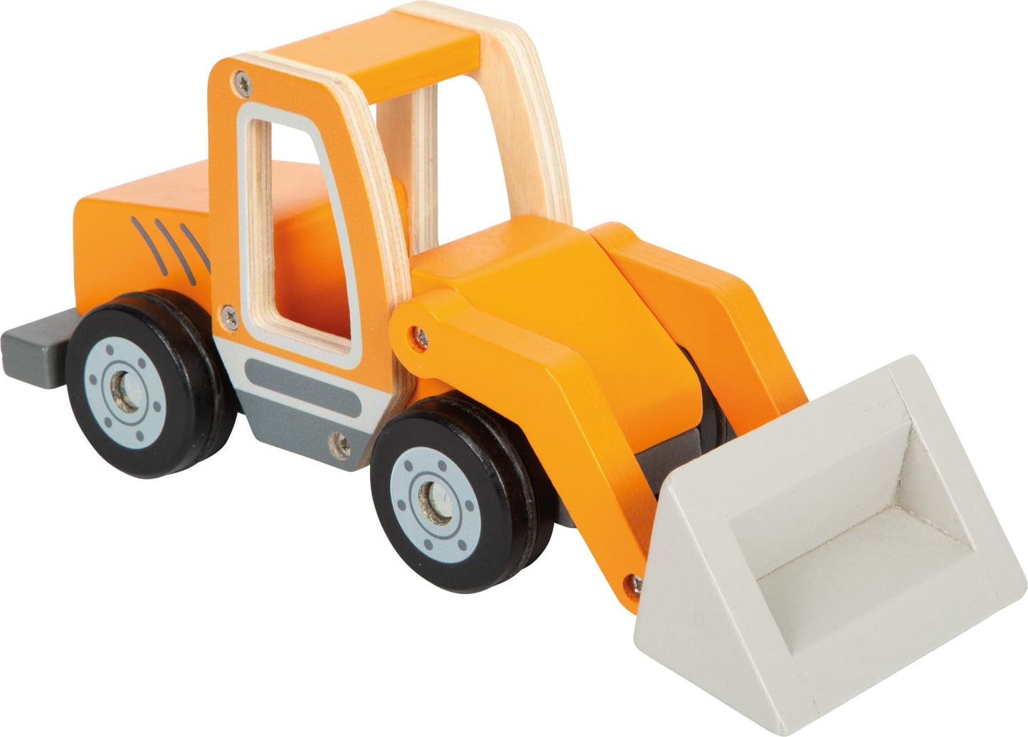 small foot Crane Truck with Wooden Pallet, Toy Vehicle for Children, with 360° Rotating Crane and Accessories, from 2 Years, 12639