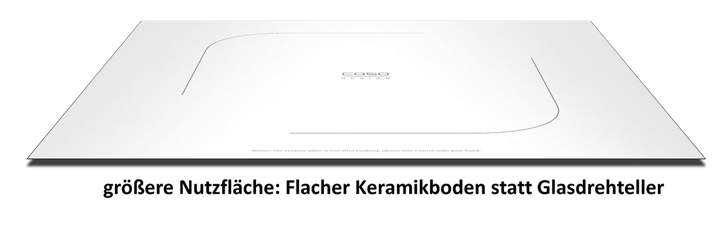 Caso MCG30 Ceramic Chef 3-in-1 Microwave, Silver