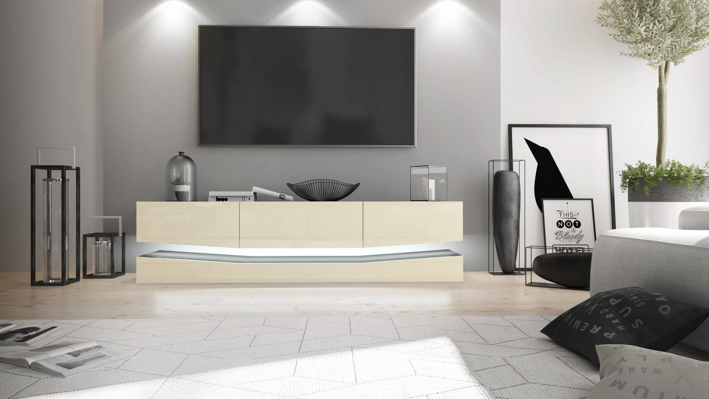 Vladon City, TV Board, Black