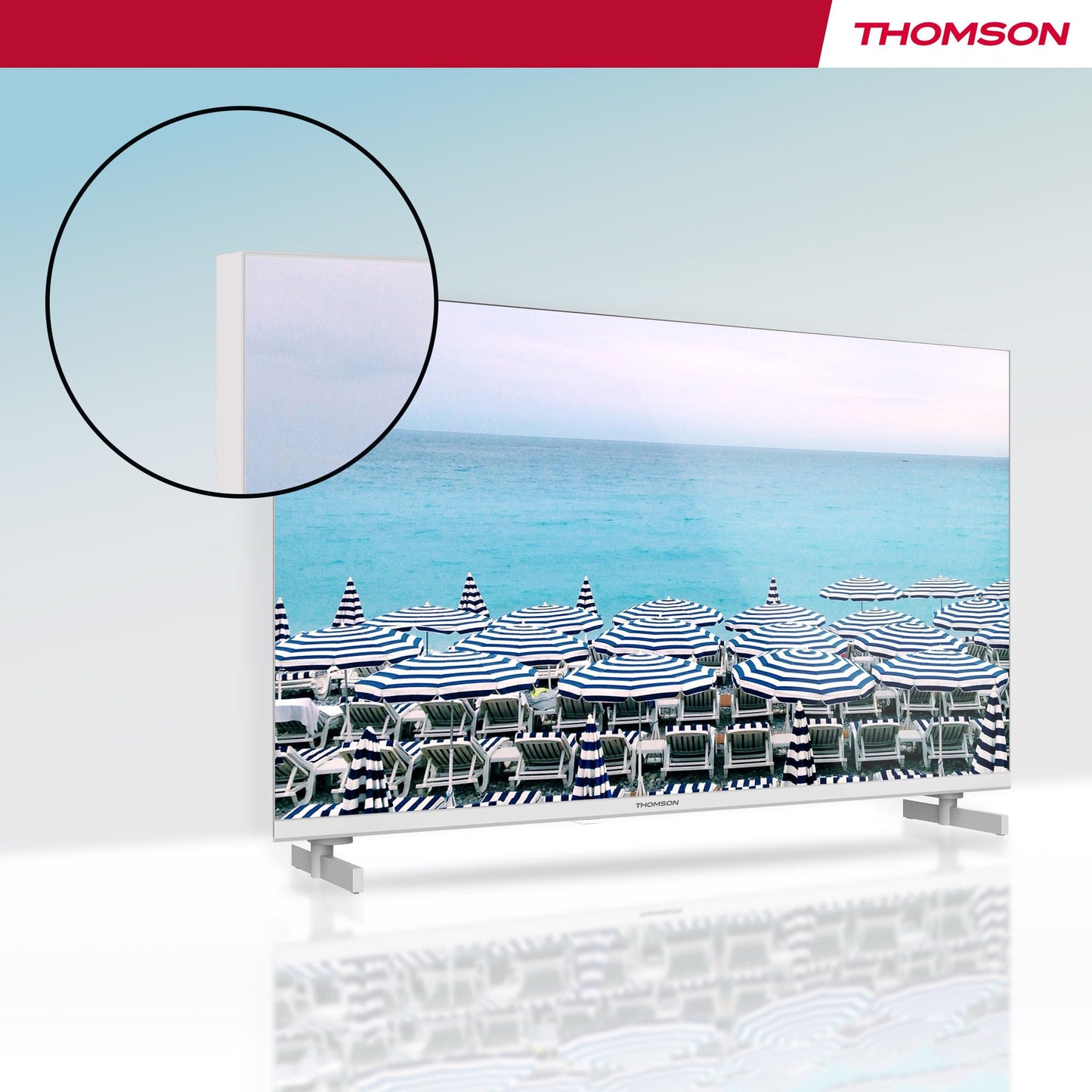 Thomson 24 Inch (60 cm) LED HD Easy TV - No Smart - Hotel Mode, USB, HDMI, Triple Tuner (Cable, Satellite, Antenna), AV IN, CI+, A+ Panel - 24HD2S13