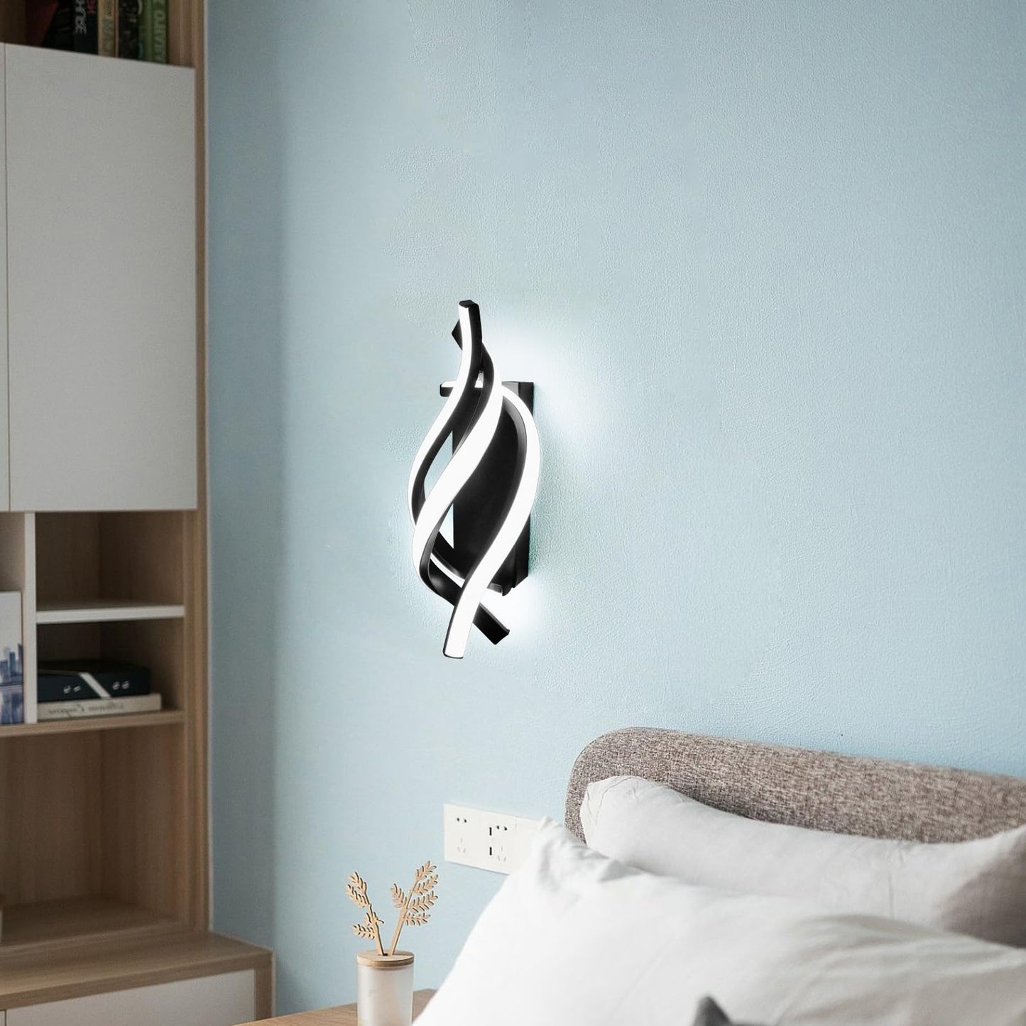 Comely Aluminium LED Wall Light Indoor Gold 22 W 2500 LM Modern Wall Light LED Wall Lighting Neutral Light 4500 K for Living Room Bedroom Hallway