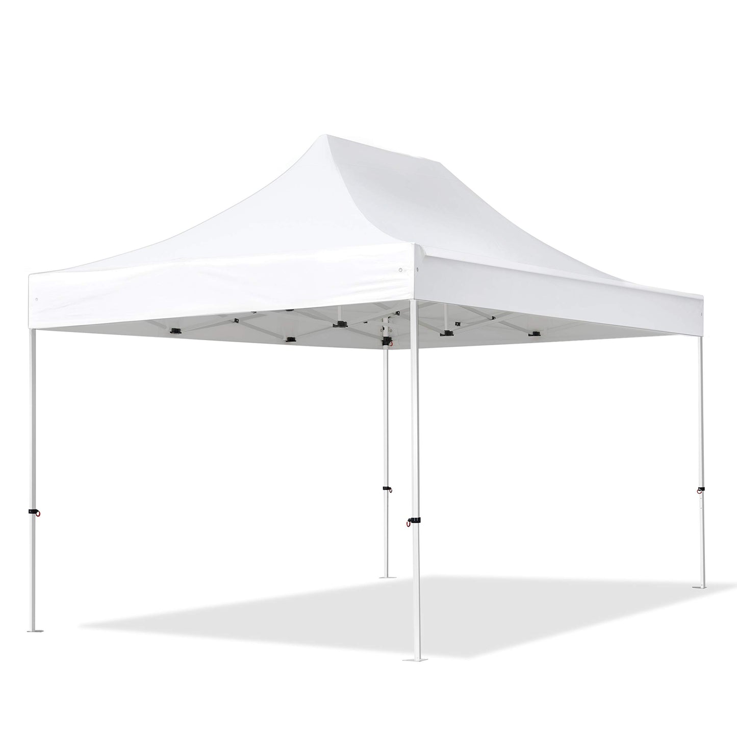 TOOLPORT 3 x 6 m Folding Gazebo Party Tent Gazebo Steel 30 mm 4 Side Panels Panoramic Window Cream