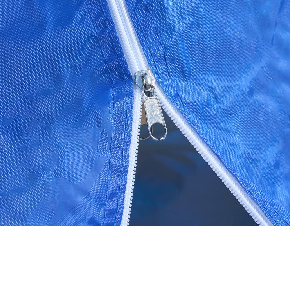 Mingone Folding Gazebo Waterproof Gazebo 3 x 3 m Stable Party Tent Pop Up Garden Tent Pasture Tent PE Beer Tent UV Protection 50+ Marquee with 4 Side Panels, Beige