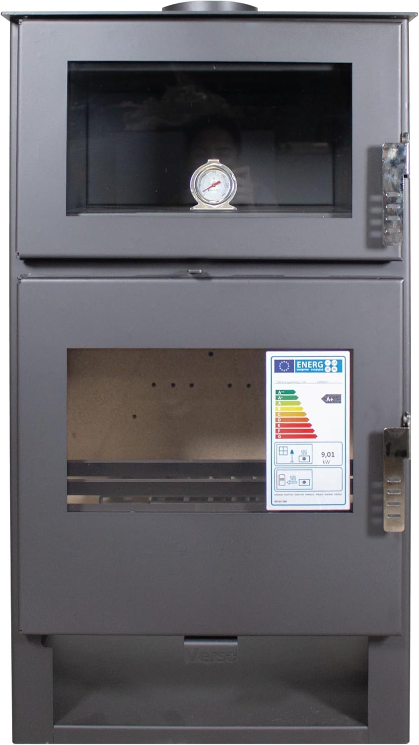 EEK A+ Fireplace with Baking Compartment Verso F - 9kW