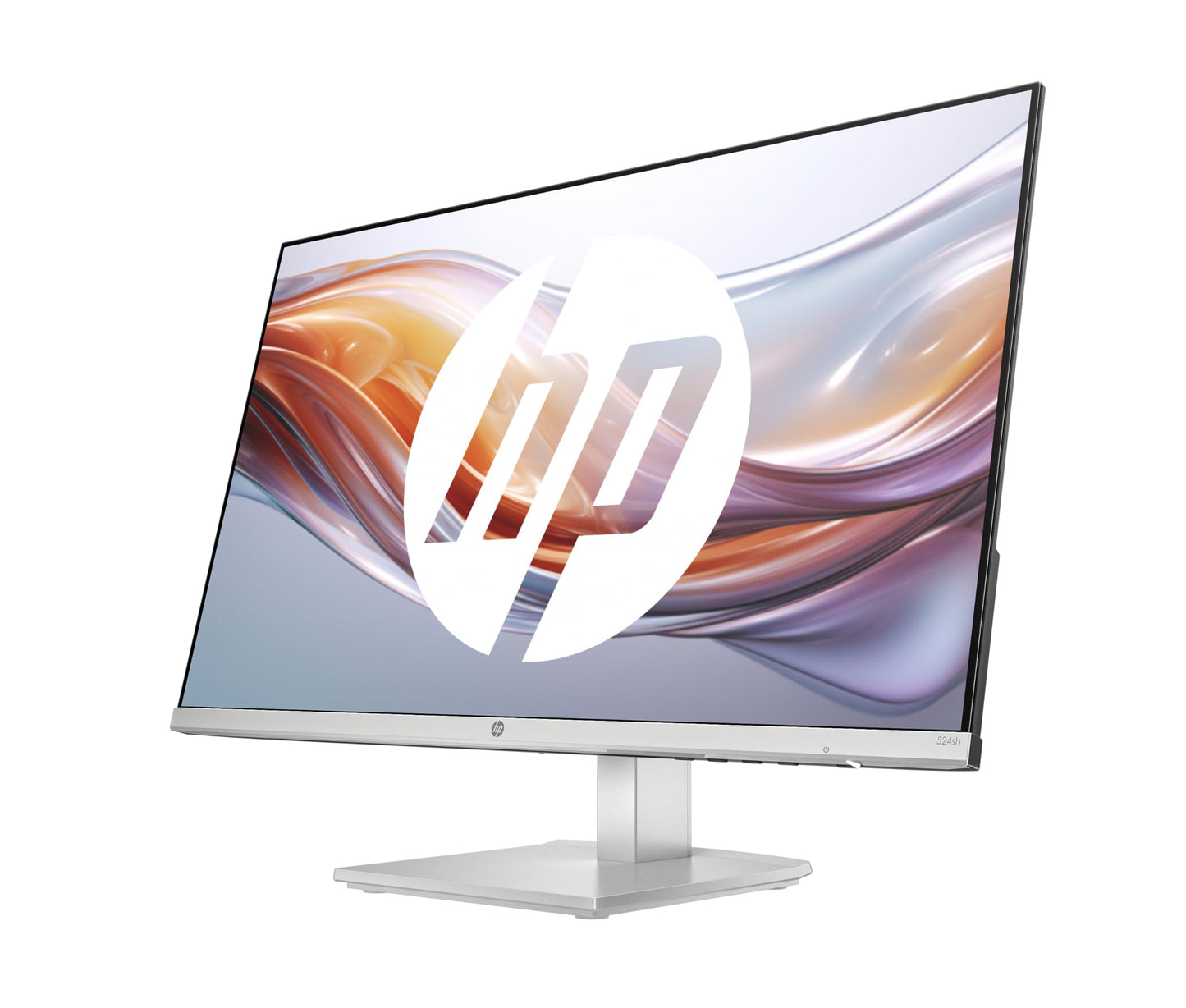 HP Series 5 527sa FHD IPS Monitor with Speakers | 68.6 cm (27 Inch) | 100Hz | 1500:1 Contrast | 99% sRGB | Dual HDMI 1.4 | VGA | Audio Out/Input | Anti-Glare | Tiltable | Sustainable | White